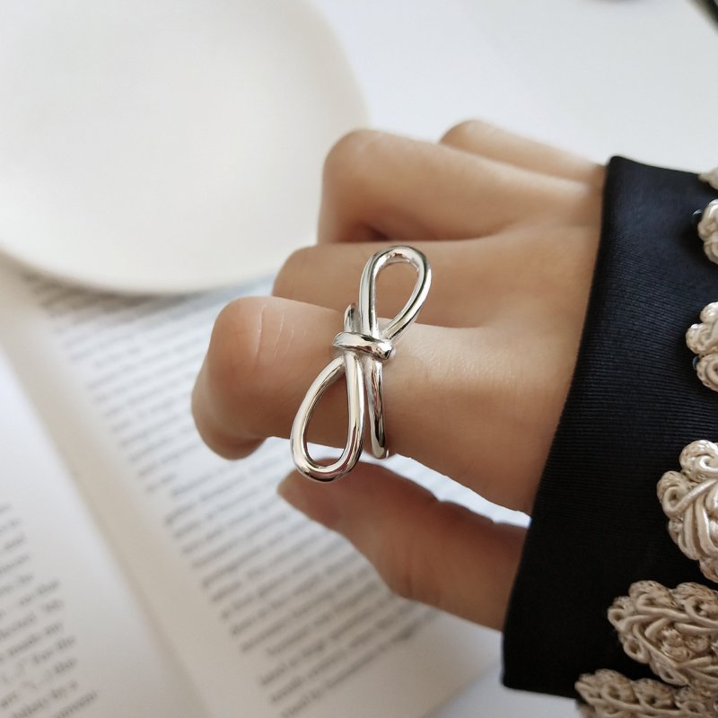 Jewelry 925 Sterling Silver Ring Personality Trendy Jewelry Fashion Retro Design Braided Ring Jewelry 925 Sterling Silver Ring Personality Trendy Jewelry Fashion Retro Design Braided Ring