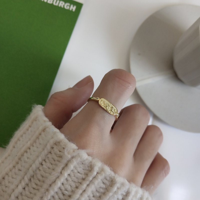 925 sterling silver ring Nordic style simple animal ring female silver ring ring jewelry 925 sterling silver ring Nordic style simple animal ring female silver ring ring jewelry