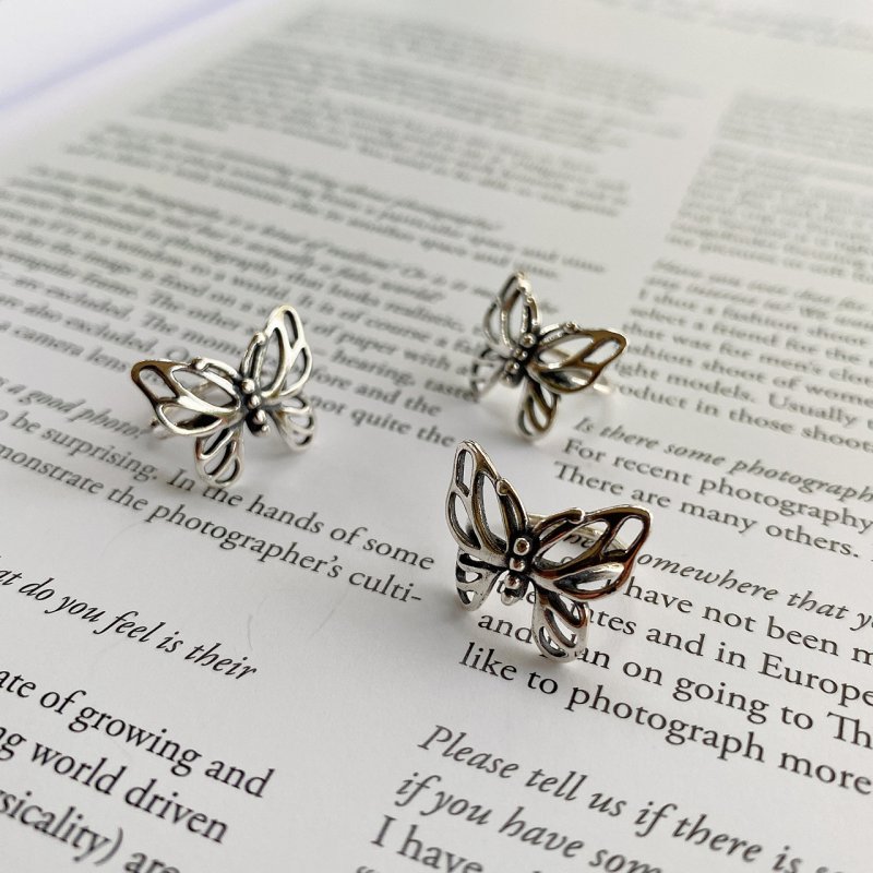 925 Sterling Silver Stud Earrings Nordic Style Simple Double Circle Ear Clip Earring Earrings 925 Sterling Silver Stud Earrings Nordic Style Simple Double Circle Ear Clip Earring Earrings