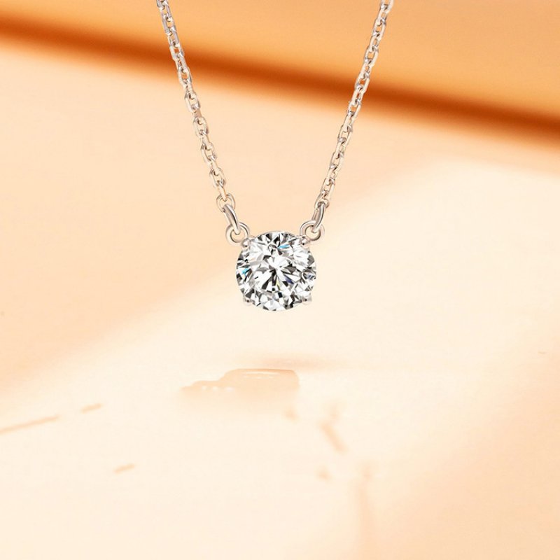Silver Creative One Necklace New four-claw pendant female Necklace Clavicle Necklace TV series Silver Creative One Necklace New four-claw pendant female Necklace Clavicle Necklace TV series